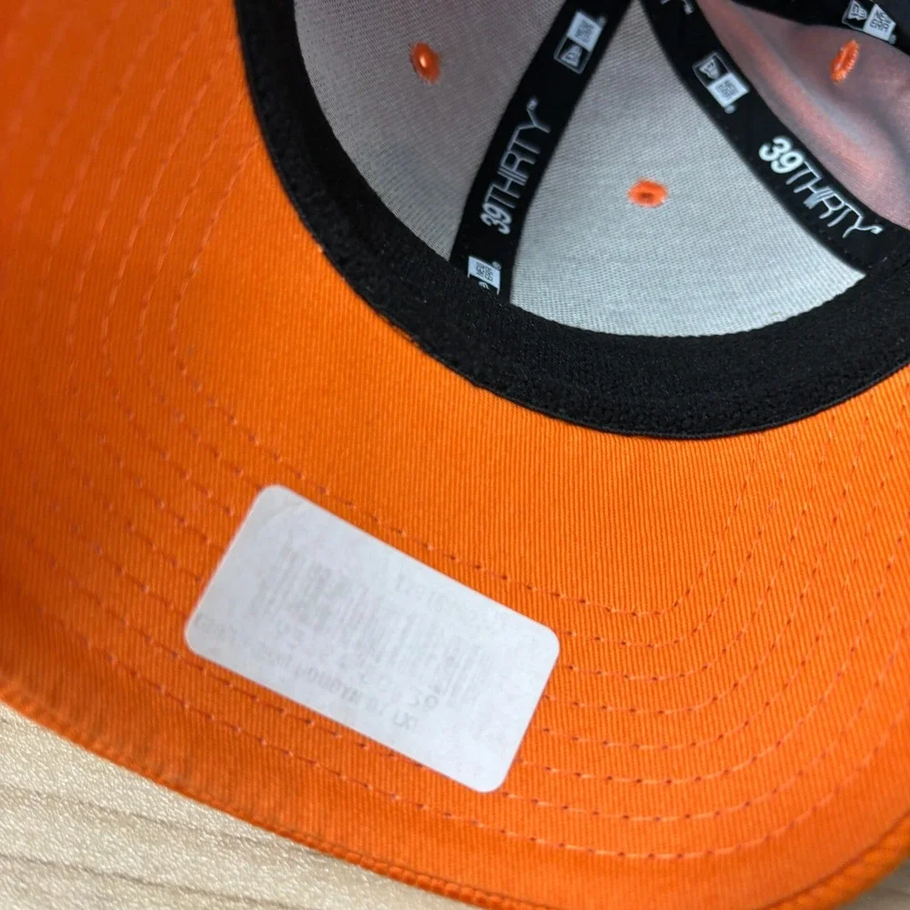 Houston Dynamo Hat Cap Fitted Size L-XL Orange Soccer MLS‎ New Era NWT